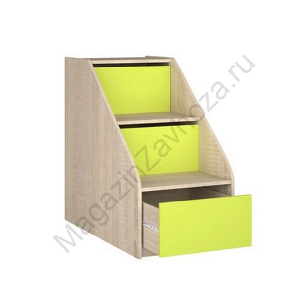 ПОЛКА М-11 ЛЕСЕНКА К ЧЕТЫРЁХЯРУСНОЙ КРОВАТИ (С ЯЩИКАМИ)