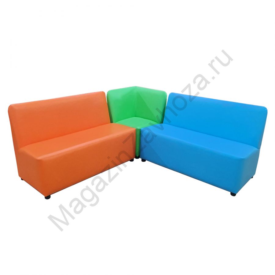 НАБОР МЯГКОЙ МЕБЕЛИ ОФИСНЫЙ МОДЕЛЬ-147 С УГЛОВЫМ ЭЛЕМЕНТОМ