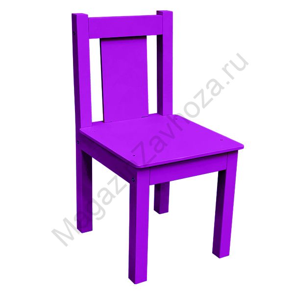 СТУЛ МДФ НЕРЕГУЛИРУЕМЫЙ ФИОЛЕТОВЫЙ 53