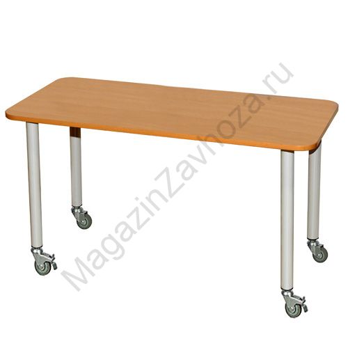 СТОЛ ДЕТСКИЙ НА ПОВОРОТНЫХ КОЛЁСНЫХ ОПОРАХ 602 ЛДСП БУК