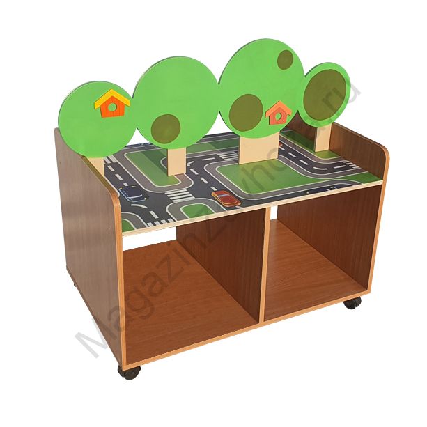 ИГРОВАЯ МЕБЕЛЬ ГАРАЖ 18/7 С УФ ПЕЧАТЬЮ