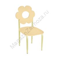 СТУЛ ДЕТСКИЙ НА М/К РЕГУЛИРУЕМЫЙ 2 МДФ ЦВЕТОК (БЕЖЕВЫЙ)