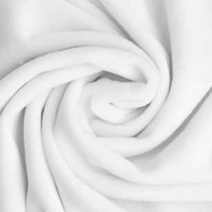 Мелковорсовый мех для зайчиков Вельбоа - белый 50х37 см.