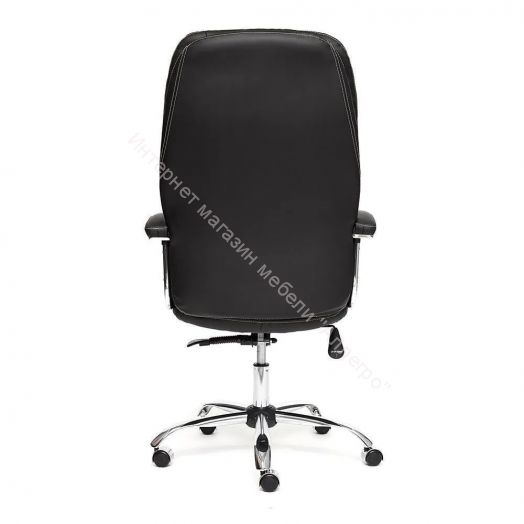 Кресло SOFTY LUX кож/зам, черный, 36-6