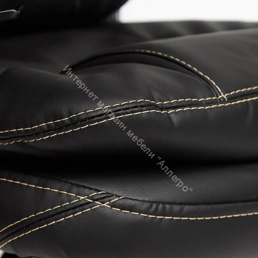 Кресло SOFTY LUX кож/зам, черный, 36-6