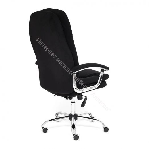 Кресло SOFTY LUX флок , черный, 35