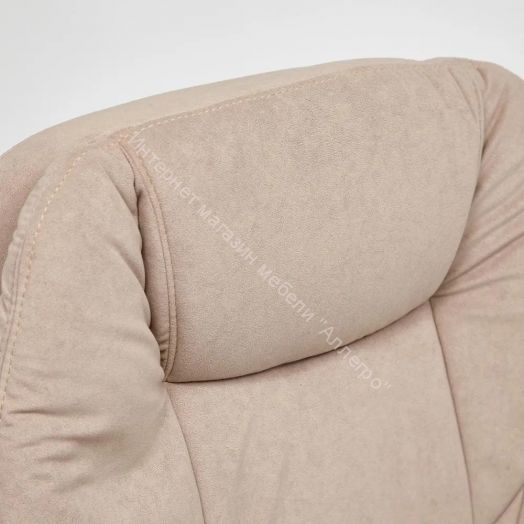 Кресло SOFTY LUX флок, бежевый, 7