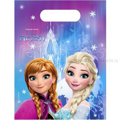 Пакеты Frozen Северное сияние, 6 шт