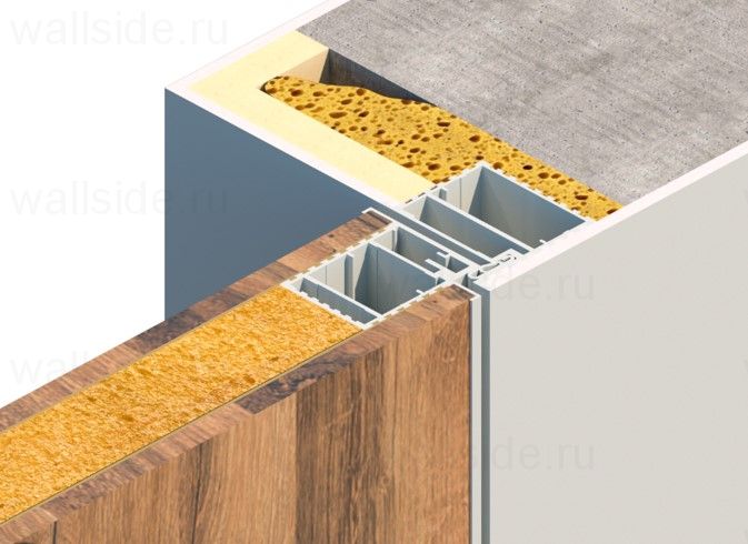 Скрытая дверь Pro Design Panel под отделку, открывание внутрь