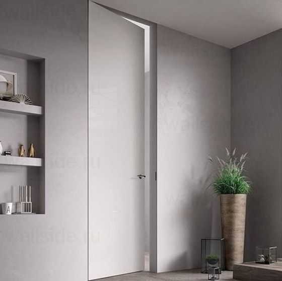 Скрытая дверь Universal внутреннего открывания крашенная эмалью по RAL или NCS