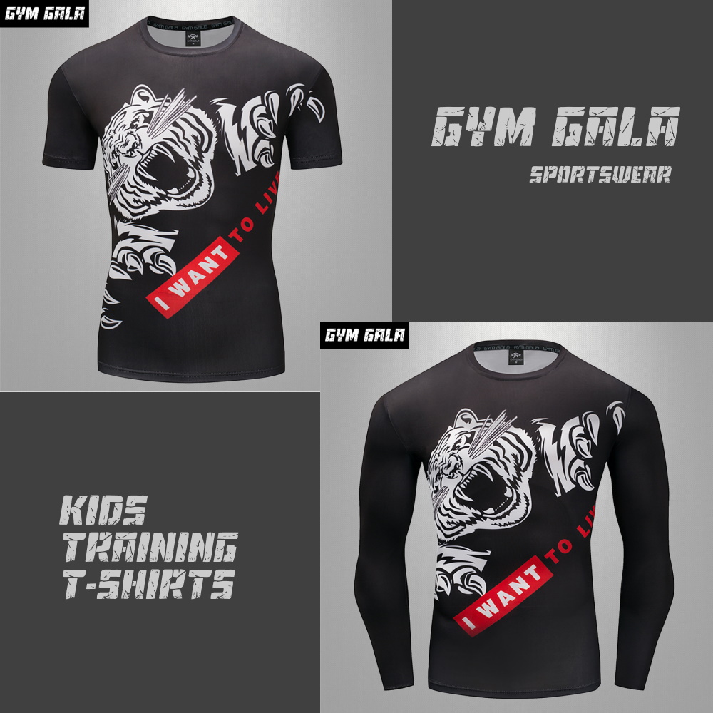 Детский рашгард GymGala Iwtl-T Black