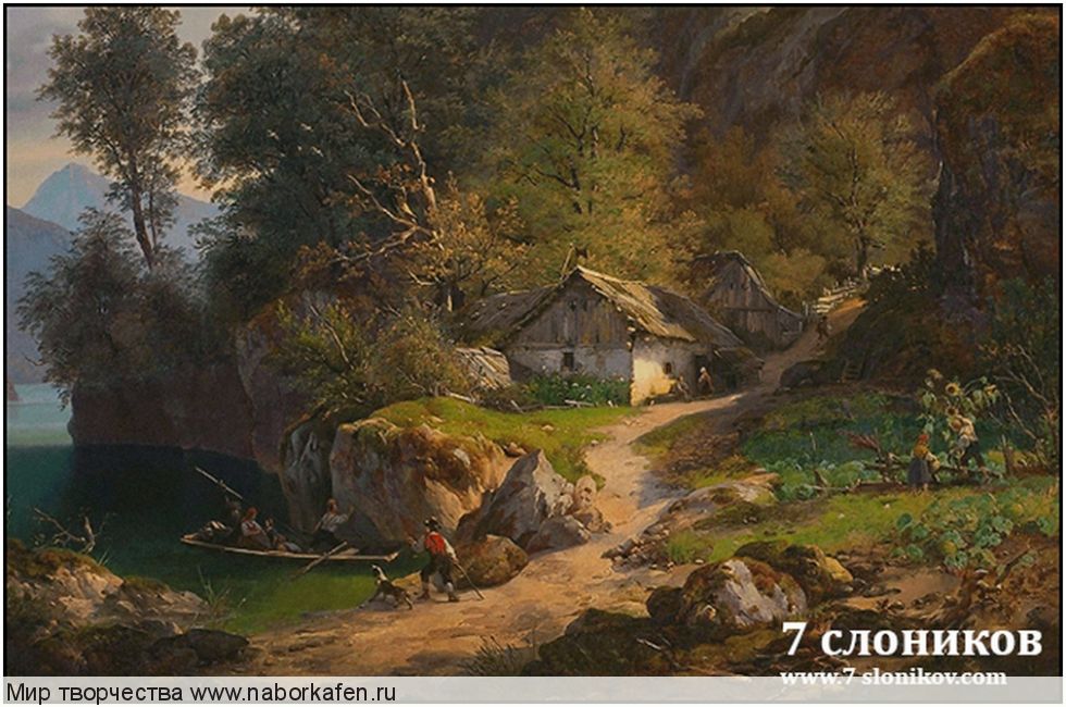 Набор для вышивания "597 Georg Gillis van Haanen, Austrian landscape"