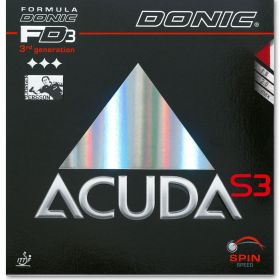 Накладка Donic Acuda S3 (гладкая) 1,8 красная