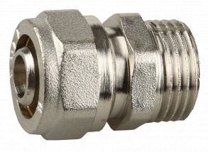 МП Муфта S20х1/2" цанга/ШТУЦЕР "AQUALINK"