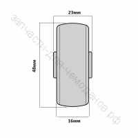 Ролик для чемоданов К-202 48*23
