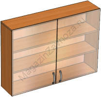 Витрина закрытая настенная