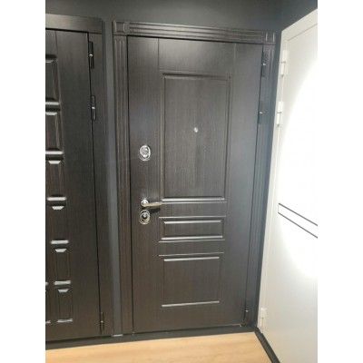 Входная дверь Лабиринт Мегаполис 14 Дуб кантри белый горизонтальный