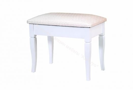 Банкетка “Рози” (Белый/Броде 024 Бело-Бронзовый)