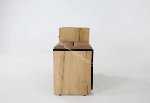 Тумба Ольга-Лофт 5 (Дуб Крафт Золотой/Темно-Серый)