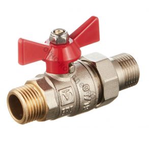 КРАН  шар. СО СГОНОМ  VALTEC   1/2" НР-НР БАБОЧКА VT.226.N.04