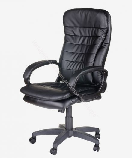 Кресло Силуэт ультра (кожзам чёрный)