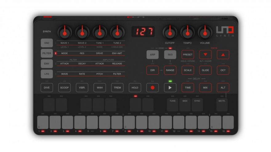 IK Multimedia UNO-SYNTH Портативный синтезатор