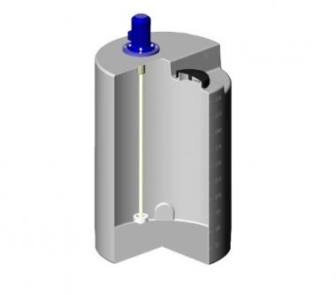 Емкость дозировочная 500 N с турбинной мешалкой
