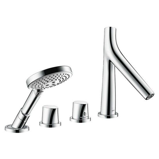 Смеситель Hansgrohe AXOR Starck Organic для ванны с душем 12426000 схема 2