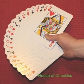 Jumbo Mirage Magic Card Trick Bicycle Deck