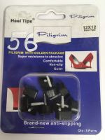 Набойки со штырем 2,5*12  "Пилигрим", 12*12 блистер 5 пар, черн, арт. NB-0056