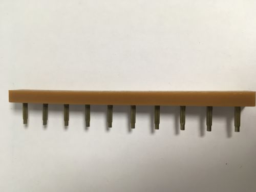 Набойки полосы из двухкомпонентного полиуретана со штырем Пилигрим 2,5 мм, 12*12, 5 пар, бежевые