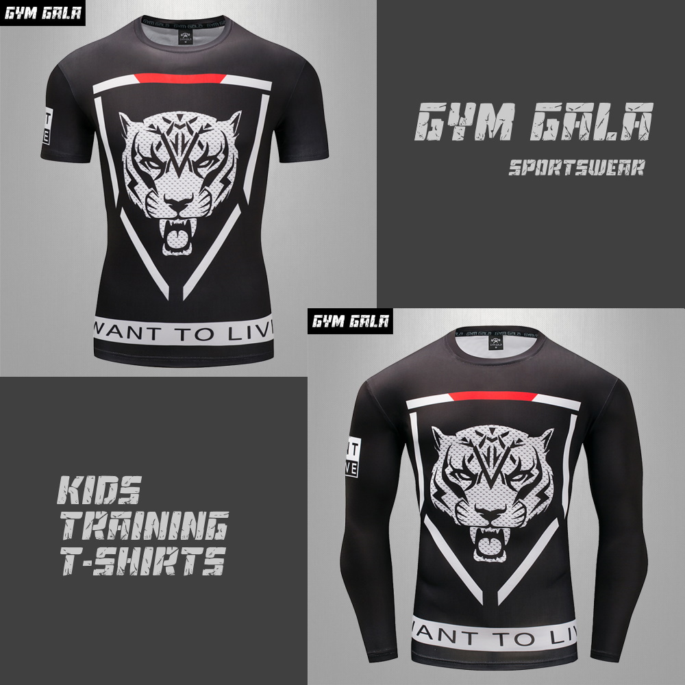 Детский рашгард GymGala BlPanter - Black