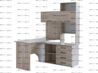 Стол компьютерный Сокол КСТ-14 (левый/правый) (140х124х183)