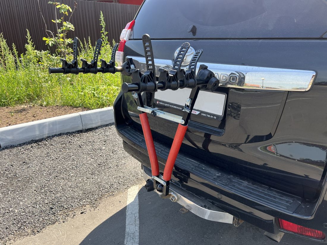 Велокрепление на фаркоп INTER для перевозки 3х велосипедов