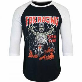 Fox Backstage Raglan Black/White футболка