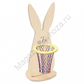 КОРЗИНА ДЛЯ ЗАБРОСА МЯЧЕЙ "ЗАЯЦ"(ФАНЕРА)