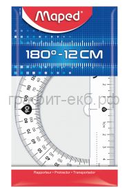 Транспортир 180град.12см Maped Start 1461347