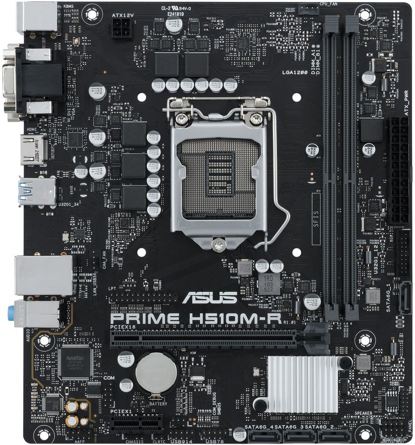 Материнская плата ASUS PRIME H510M-R-SI