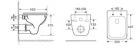 Унитаз подвесной WW KEHLBACH 004 GL-WT