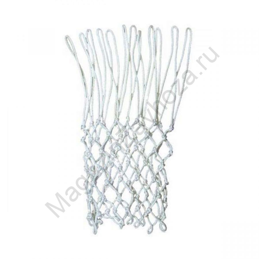 Сетка баскетбол Д=5,0 мм, цв белый ПП (1 шт.)