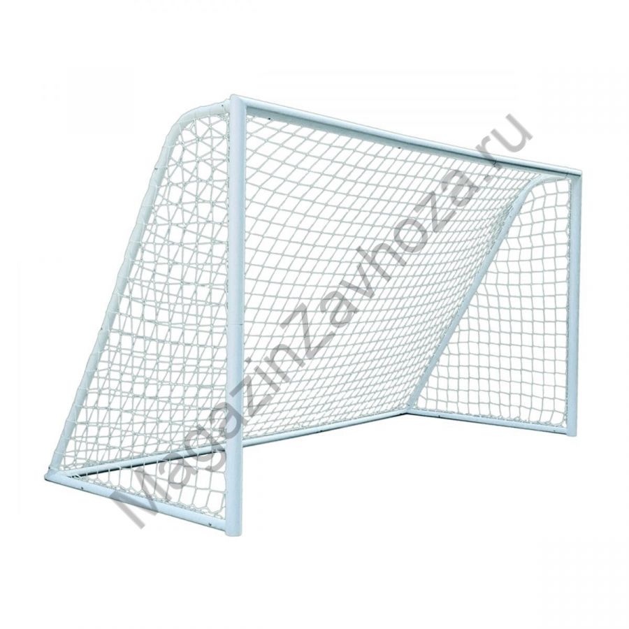 Сетка для футбольных ворот Д=3,0 мм, яч.100*100 белый. Размер 2,5*7,5*2,0 м ПА, (пара).