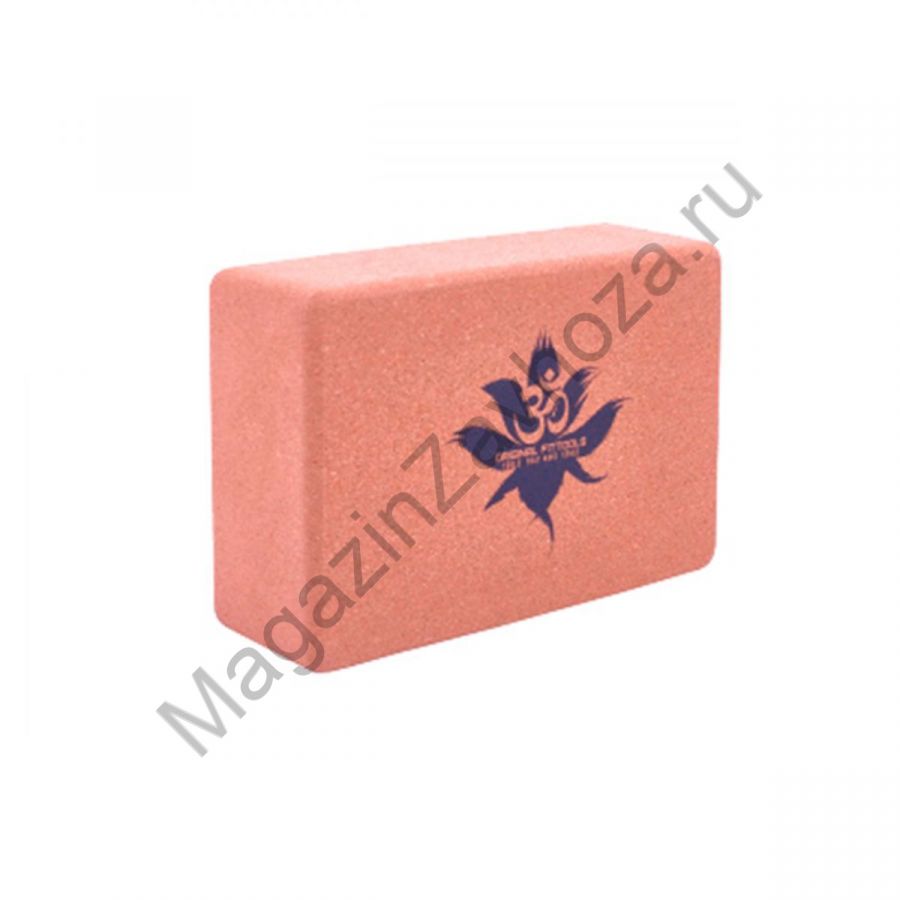 Блок для йоги PROFI-FIT , пробковый