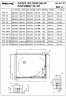 Прямоугольная душевая кабина Kolpa San SQ LINE TKK схема 2