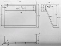 Раковина с боковым сливом Kolpa-San GRADIENT 58х37 см схема 1 Раковина с боковым сливом Kolpa-San GRADIENT 58х37 см схема 1