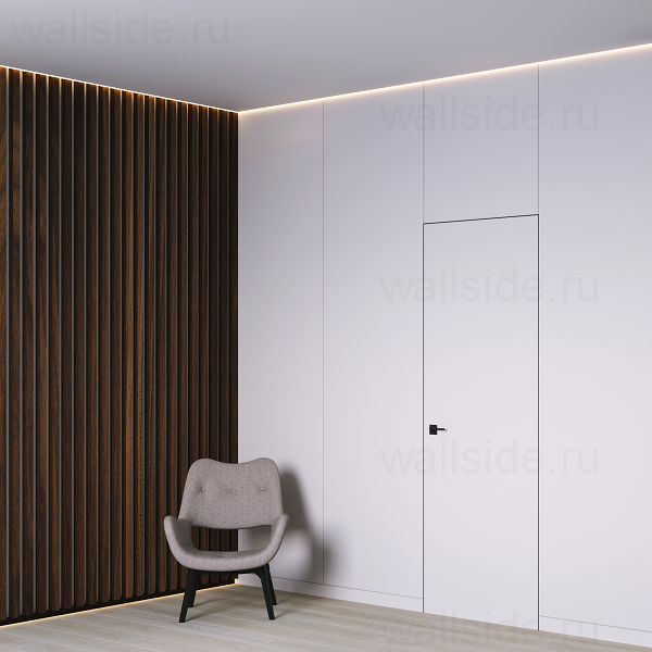 Потолочный теневой профиль Ликорн С-06.2.3 чёрный