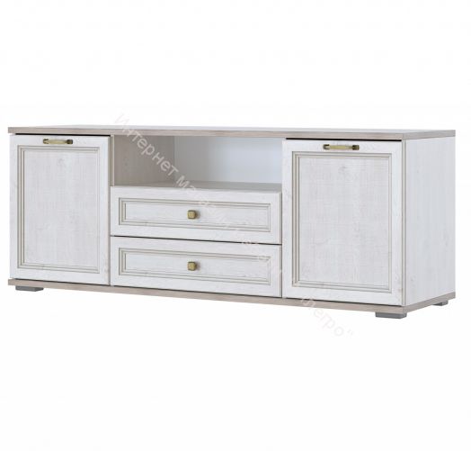 Тумба Александрия ТБ-106 (1,6 м) с 2 ящиками и нишей