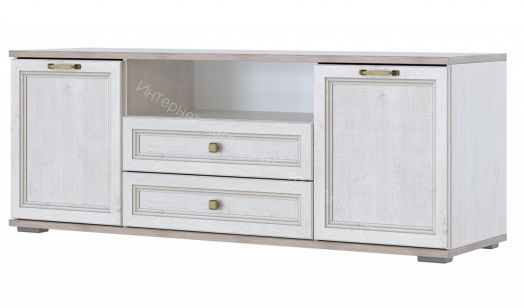 Тумба Александрия ТБ-106 (1,6 м) с 2 ящиками и нишей