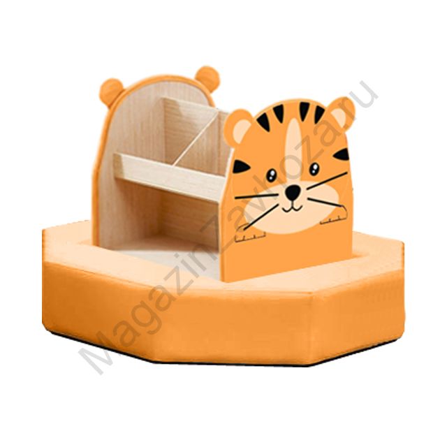 ТУМБА ДЛЯ ИГРУШЕК И ПОСОБИЙ 28 С БАНКЕТКОЙ