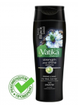 Шампунь Сила и блеск Черный тмин Дабур Ватика (Strength and Shine Shampoo Black Seed Dabur Vatika), 200 мл.