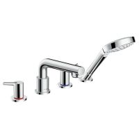 Смеситель Hansgrohe Talis S для ванны с душем 72419000 схема 2